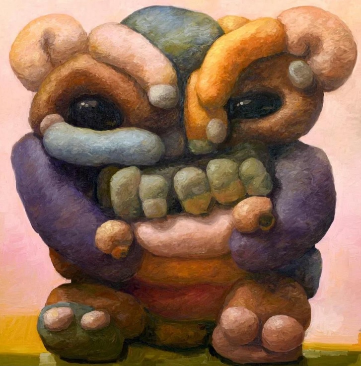 Картина «Samson» художника Питера Обхайма, 2023 год.